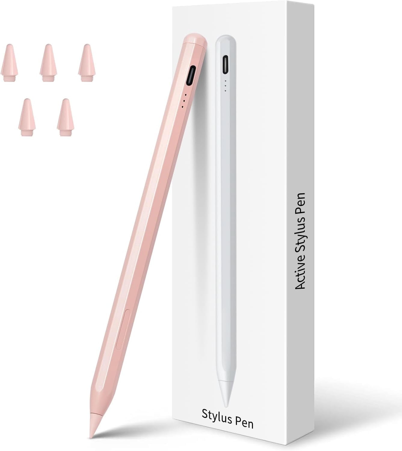 LÁPIZ STYLUS WORKTISKY PARA IPAD 2018-2025 CON CARGA RÁPIDA Y SENSIBILIDAD AL ÁNGULO - 1
