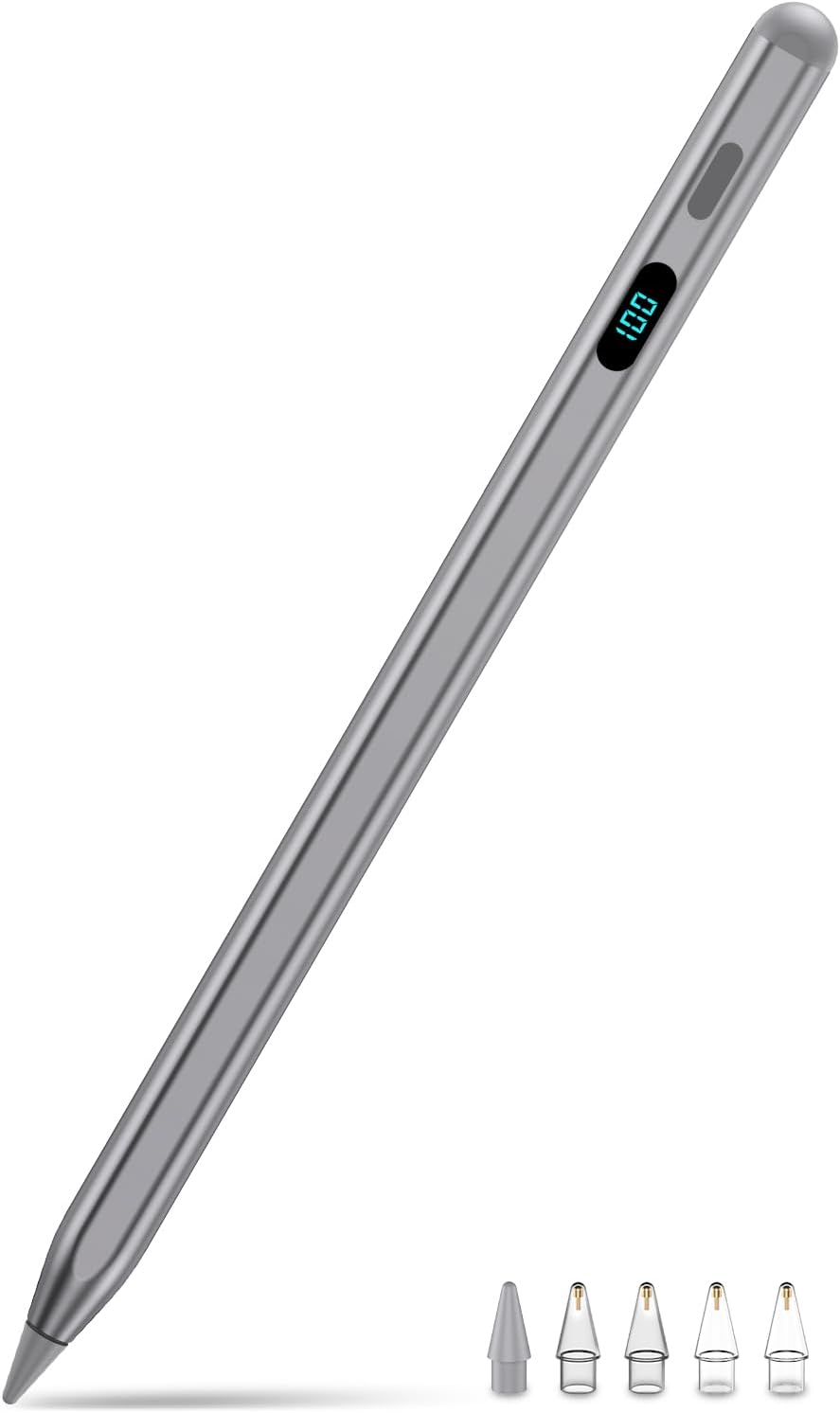 LÁPIZ STYLUS TUJUFREE PARA IPAD 2018-2026 GRIS - 1