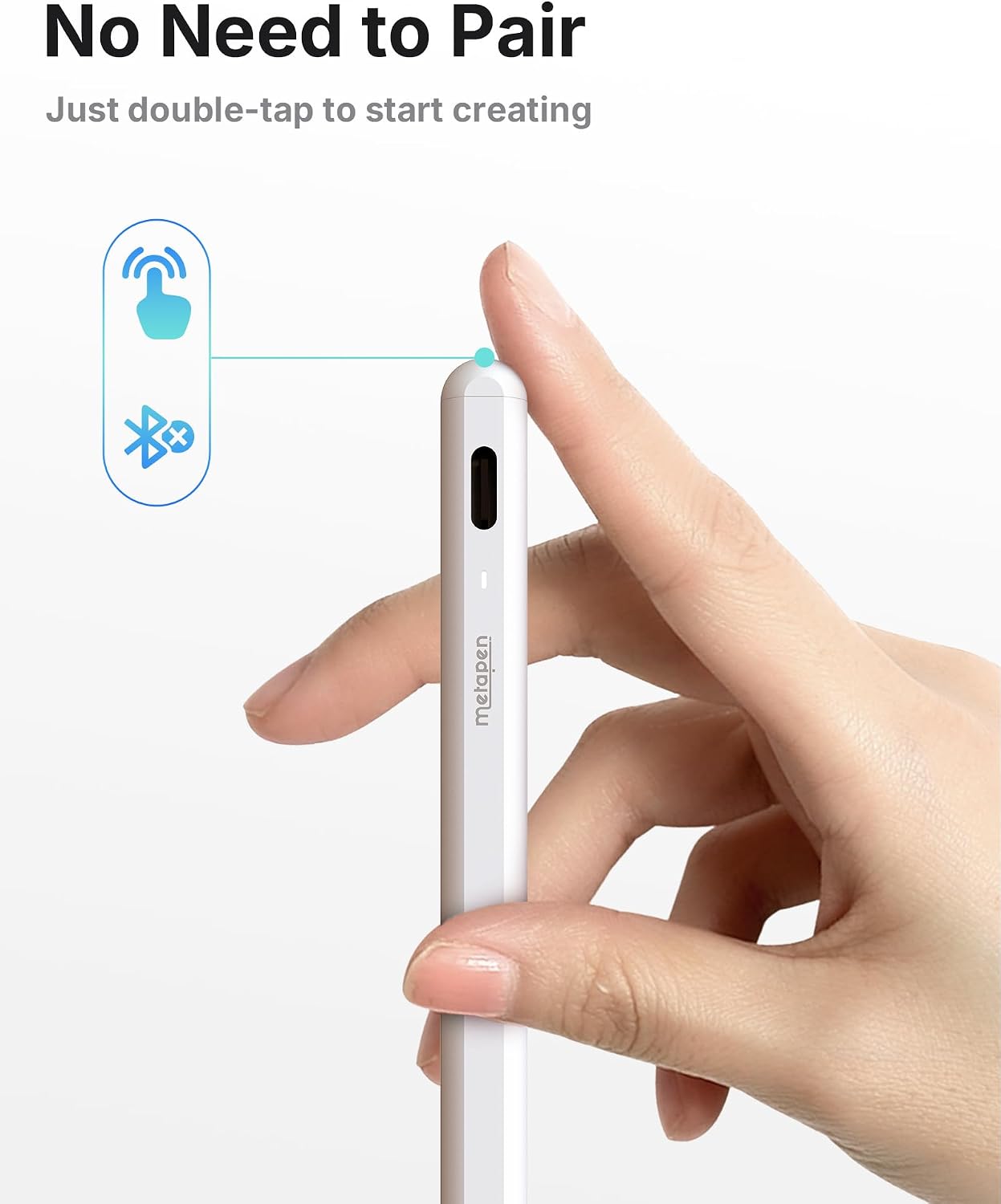 LÁPIZ METAPEN PENCIL A8 V4 PARA IPAD 2018-2026 - 4