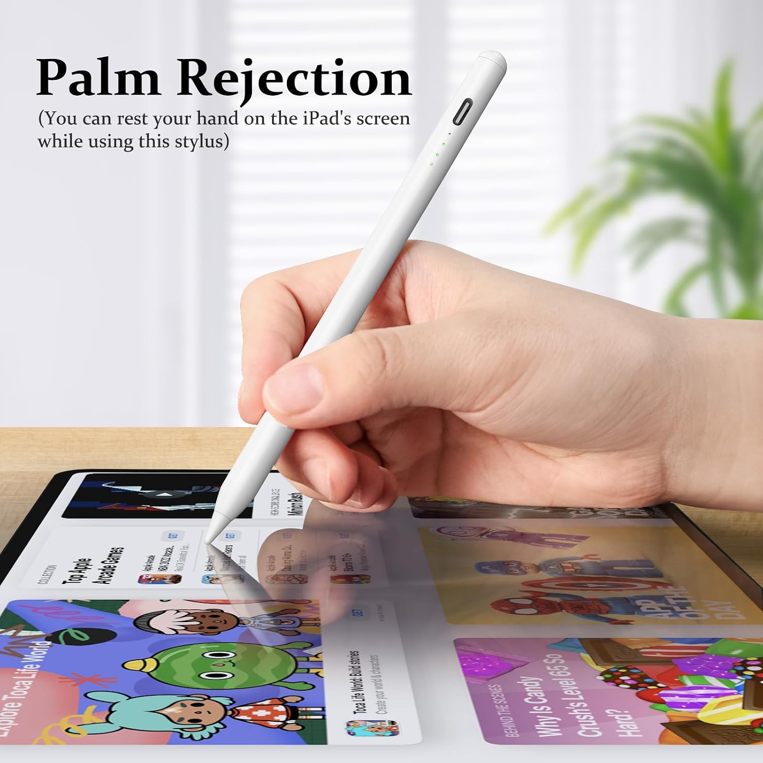 LÁPIZ STYLUS MEKO PARA IPAD 2018-2026 CARGA RÁPIDA - 4