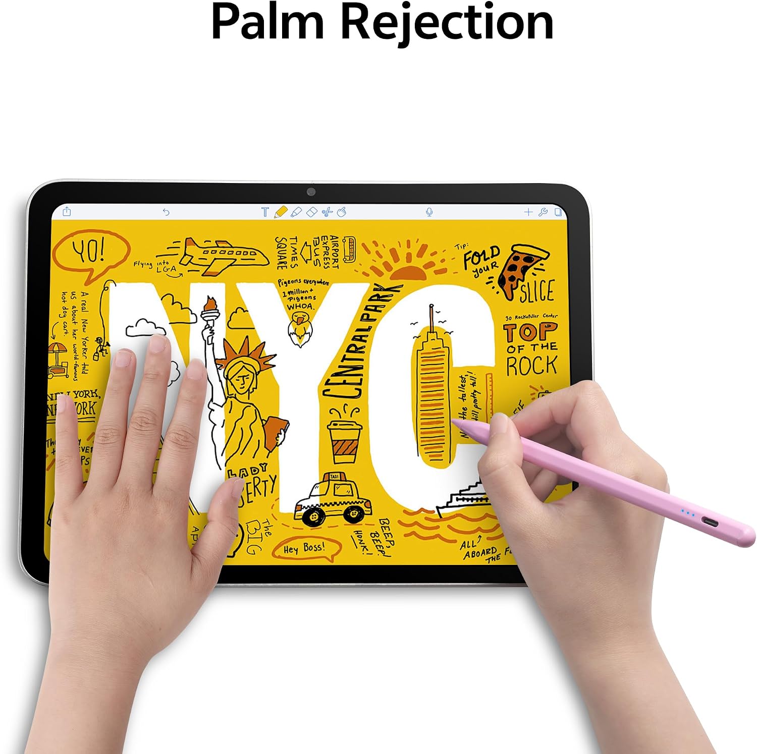 LÁPIZ STYLUS TOHAKATA PARA APPLE PENCIL IPAD 2018-2026 A16 11ª GENERACIÓN AIR PRO MINI - 4
