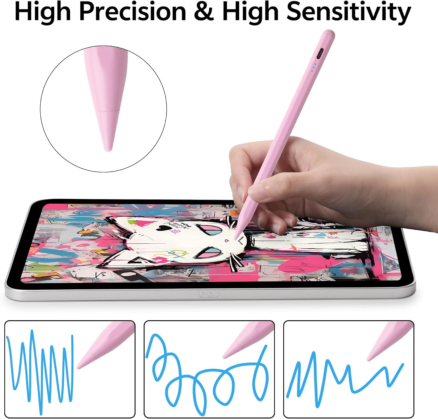 LÁPIZ STYLUS TOHAKATA PARA APPLE PENCIL IPAD 2018-2026 A16 11ª GENERACIÓN AIR PRO MINI - 5