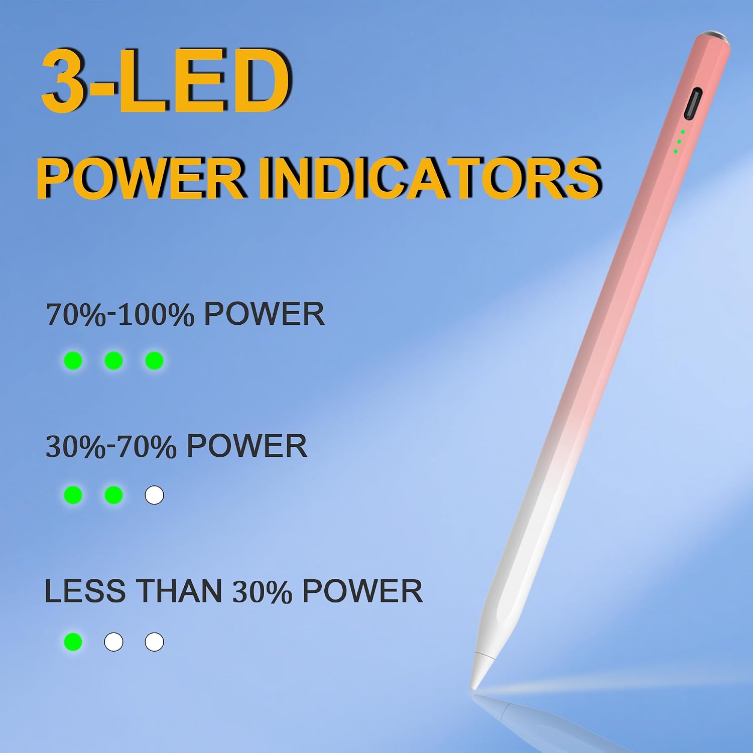 LÁPIZ STYLUS XIRON PARA IPAD 2018-2026 CARGA RÁPIDA 15 MIN - 4