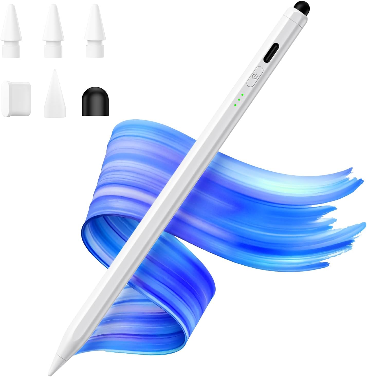 LÁPIZ TÁCTIL HASTRAITH DUAL TIP PARA IPAD 2018-2026 BLANCO CERÁMICO - 1