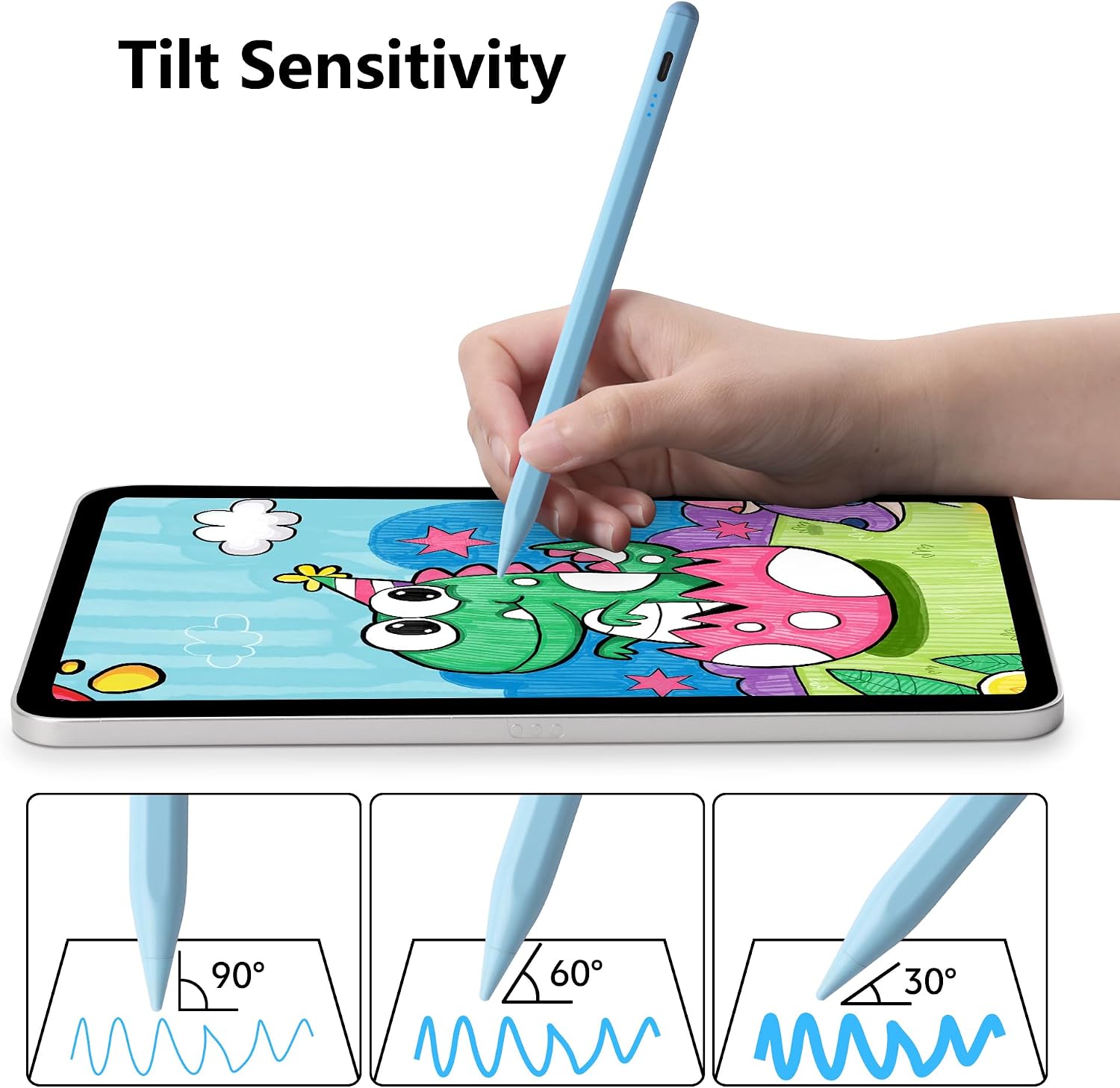 LÁPIZ STYLUS TOHAKATA PARA APPLE PENCIL IPAD 2018-2026 A16 11TH GENERATION AIR PRO MINI - 3