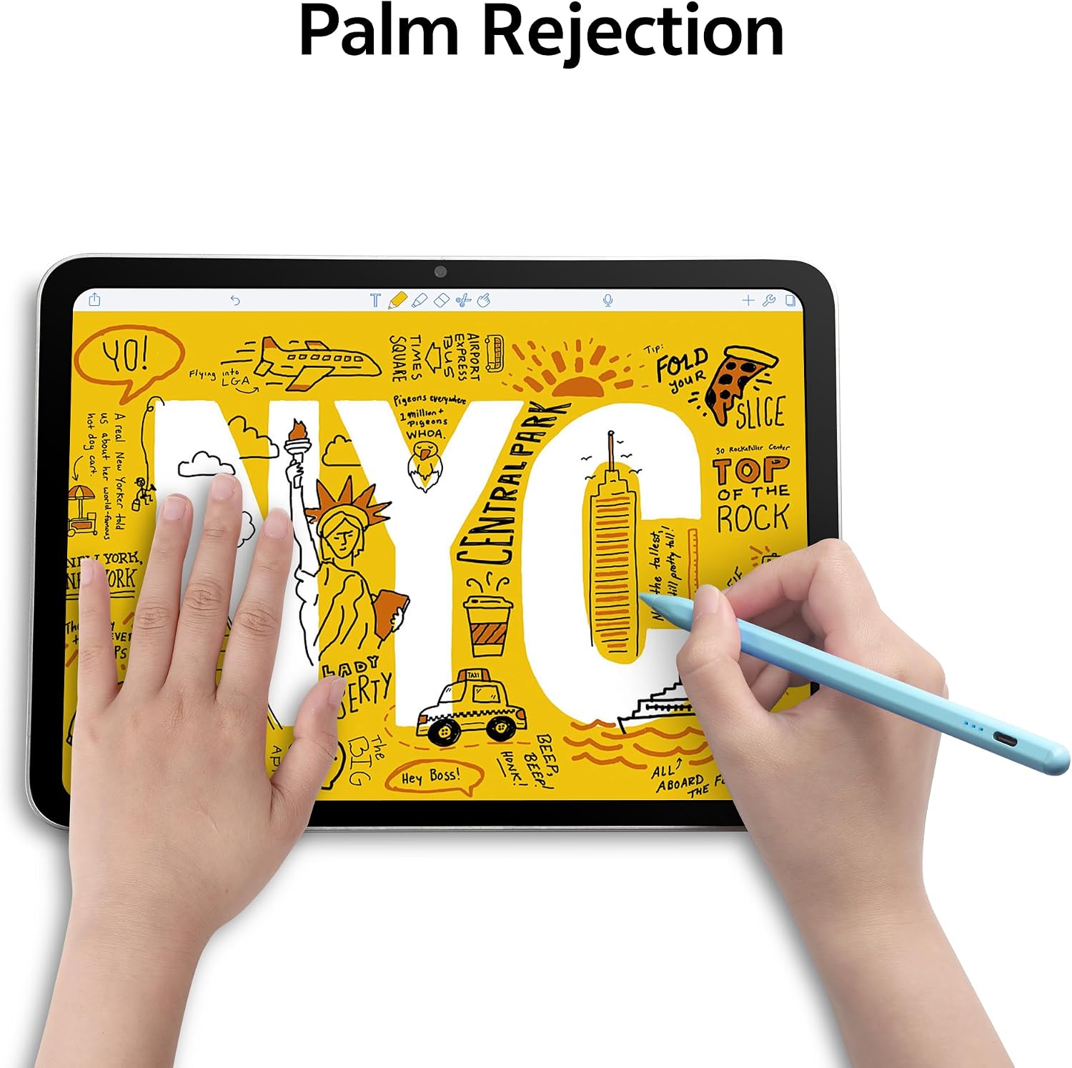 LÁPIZ STYLUS TOHAKATA PARA APPLE PENCIL IPAD 2018-2026 A16 11TH GENERATION AIR PRO MINI - 4