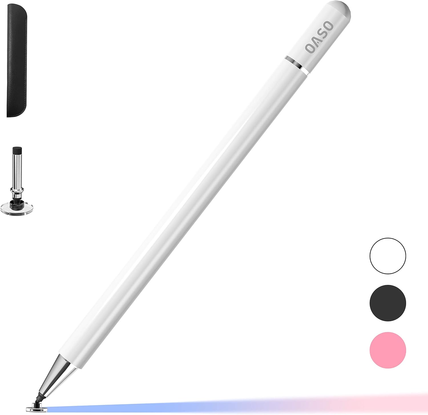 LÁPIZ STYLUS OASO CON PUNTA DE DISCO Y TAPA MAGNÉTICA COMPATIBLE CON IPAD Y TABLETS - 1