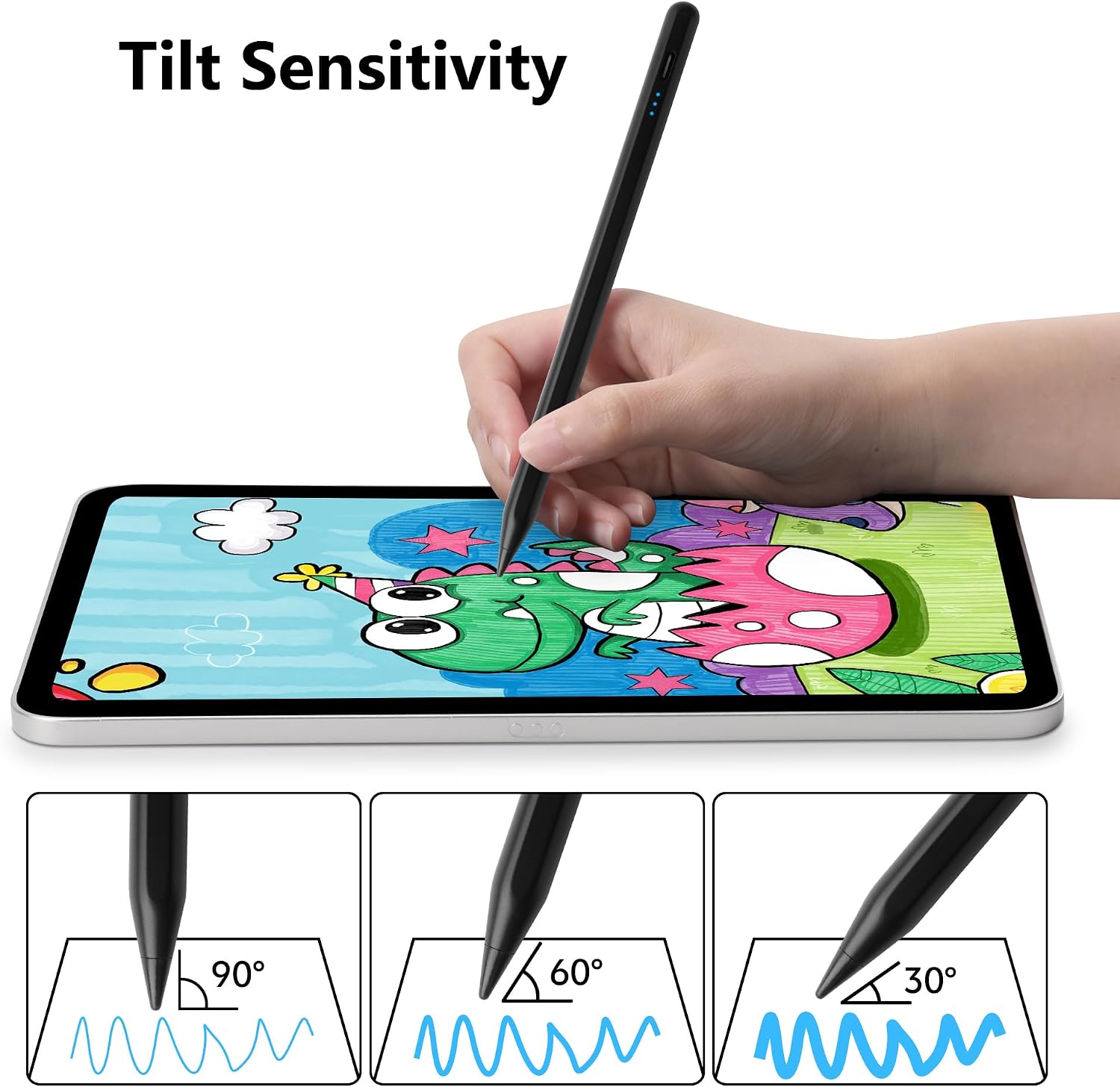 LÁPIZ STYLUS TOHAKATA PARA APPLE PENCIL IPAD 2018-2026 A16 11TH GENERATION AIR PRO MINI - 3