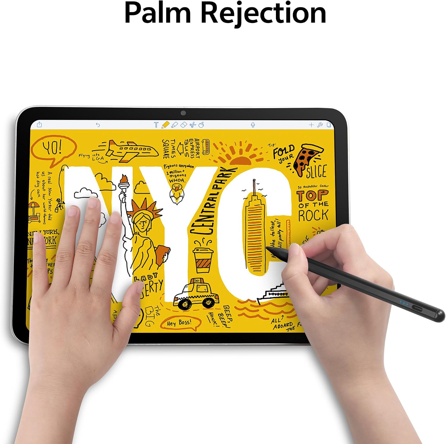 LÁPIZ STYLUS TOHAKATA PARA APPLE PENCIL IPAD 2018-2026 A16 11TH GENERATION AIR PRO MINI - 4
