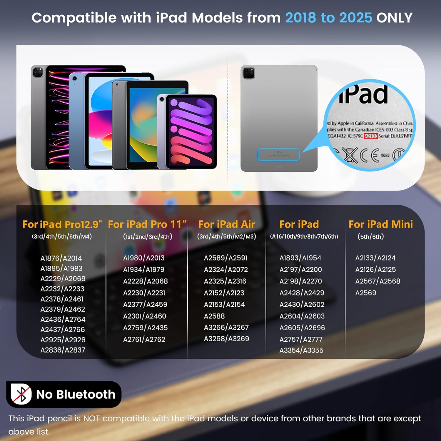 LÁPIZ STYLUSHOME PARA APPLE IPAD CON CARGA RÁPIDA USB C DOBLE PUNTA - 2
