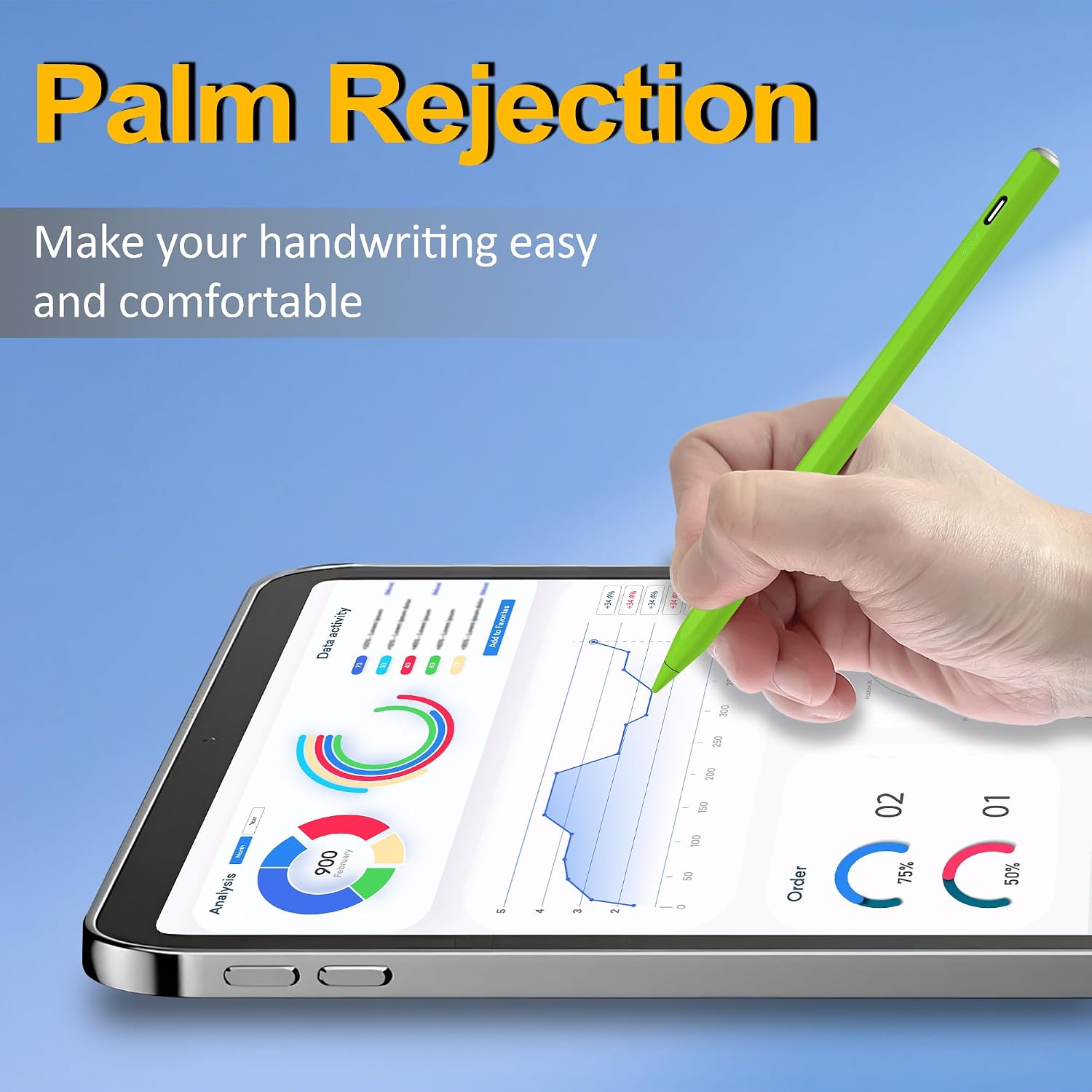 LÁPIZ STYLUS XIRON PARA IPAD 2018-2026 CARGA RÁPIDA 15 MIN - 5
