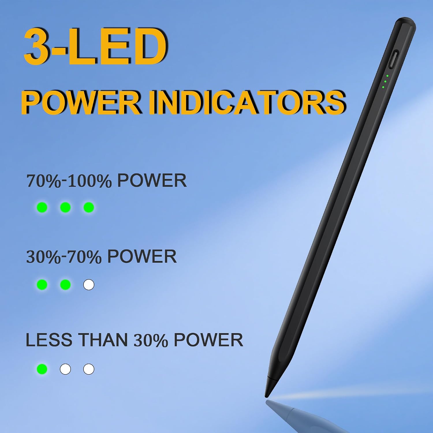 LÁPIZ STYLUS XIRON PARA IPAD 2018-2026 CARGA RÁPIDA 15 MIN - 4