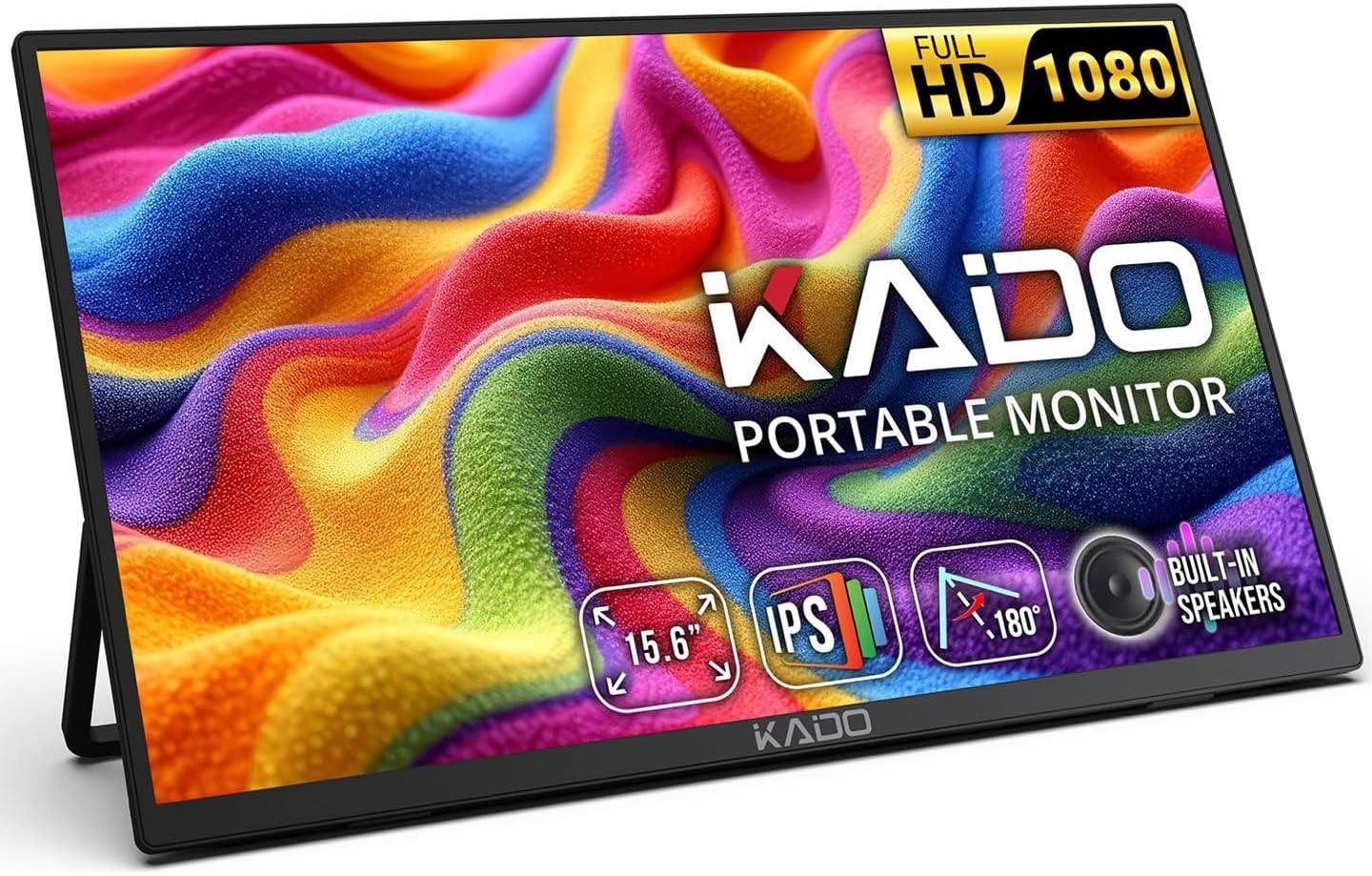 MONITOR PORTÁTIL KADO 15.6 PULGADAS FULL HD IPS 1080P - 1
