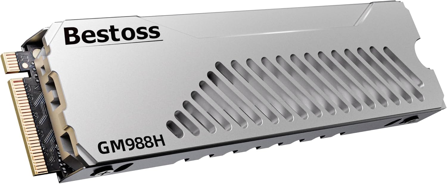DISCO SSD PCIE GEN4 NVME M.2 2280 BESTOSS 1TB CON DISIPADOR - 1