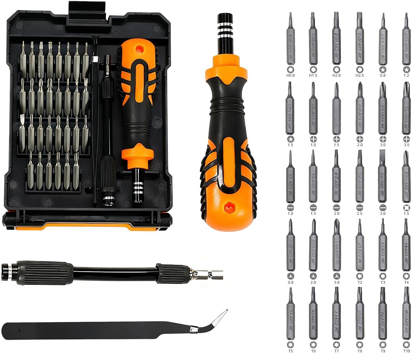 SET DE DESTORNILLADORES DE PRECISIÓN JAKEMY FO033 33 EN 1 CON PUNTAS MAGNÉTICAS - 1