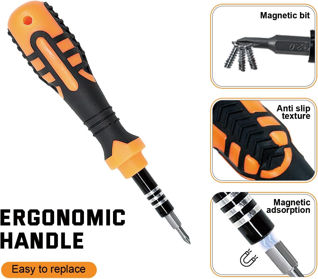 SET DE DESTORNILLADORES DE PRECISIÓN JAKEMY FO033 33 EN 1 CON PUNTAS MAGNÉTICAS - 3