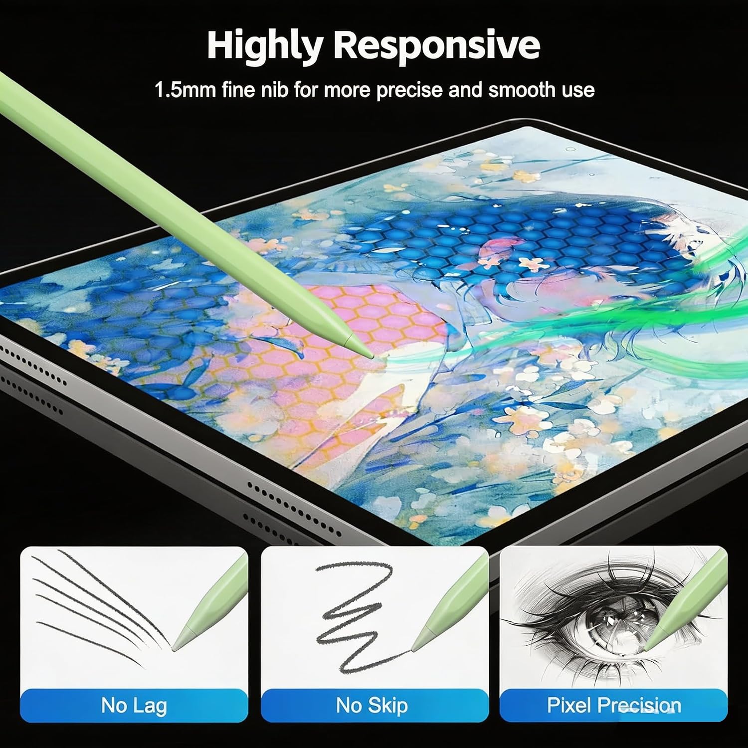 LÁPIZ STYLUS ASPAPER PARA IPAD 2018-2026 CARGA RÁPIDA 13 MINUTOS - 3