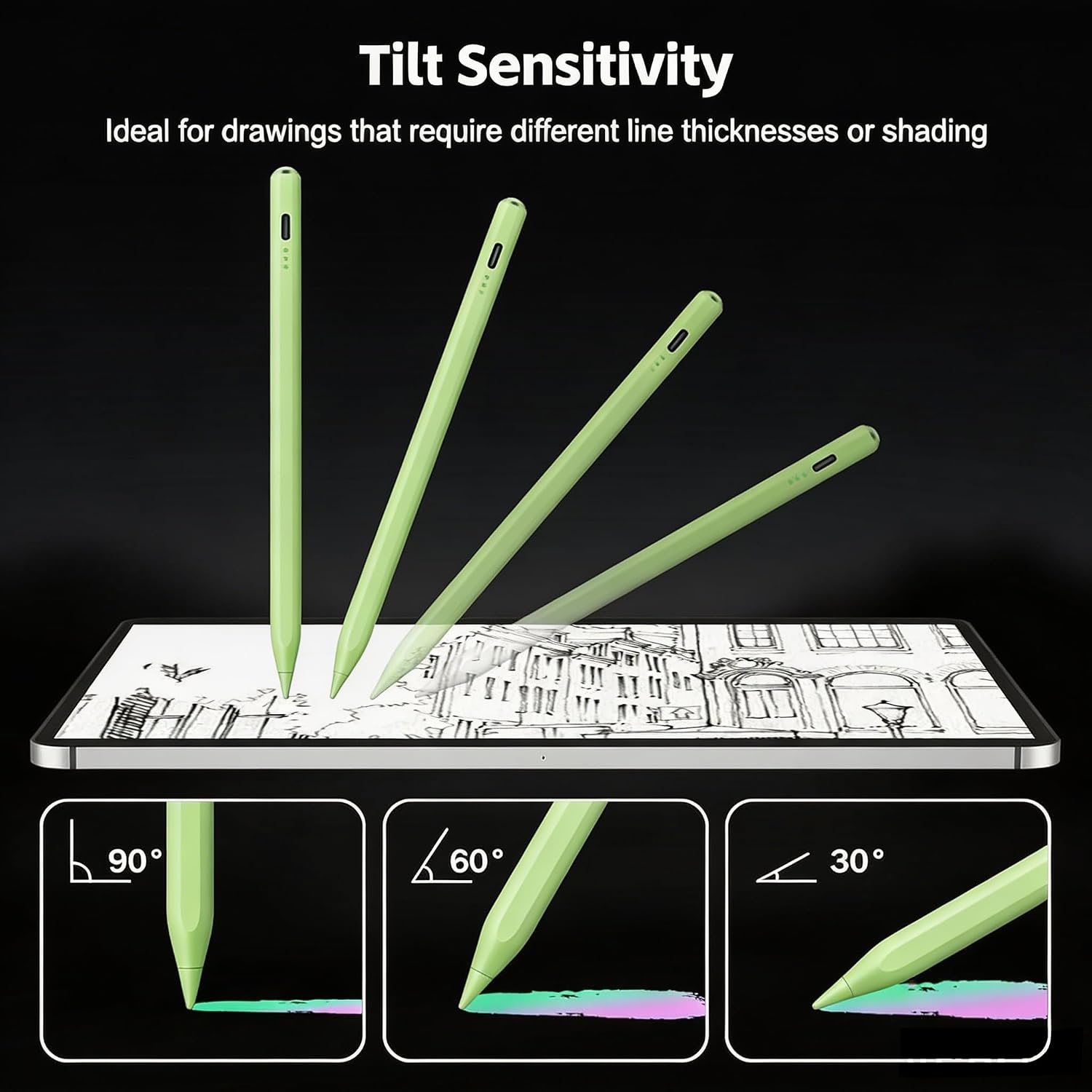 LÁPIZ STYLUS ASPAPER PARA IPAD 2018-2026 CARGA RÁPIDA 13 MINUTOS - 5