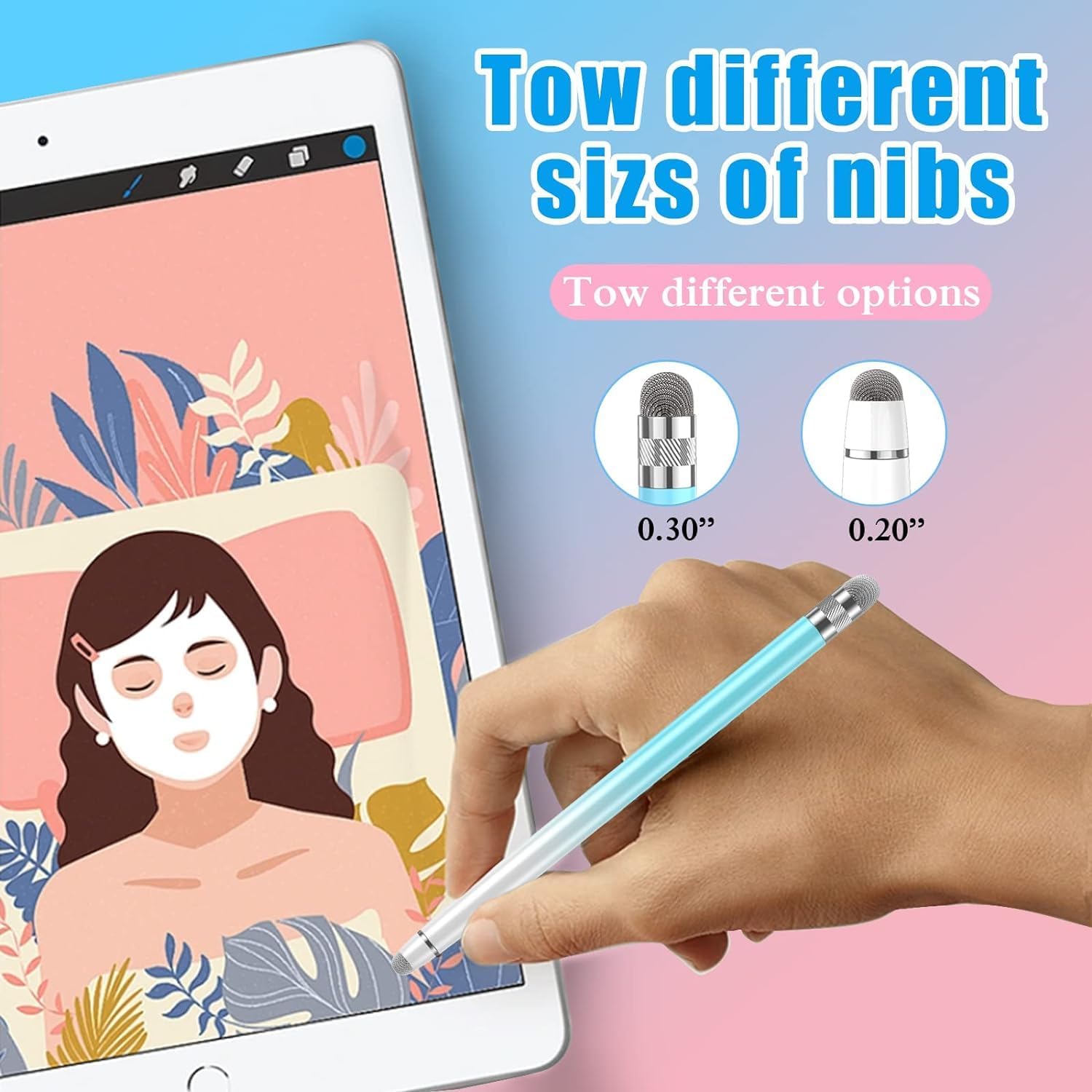 LÁPICES STYLUS BOPOMOFO 3 UNIDADES PÚRPURA, ROSA Y AZUL - 5