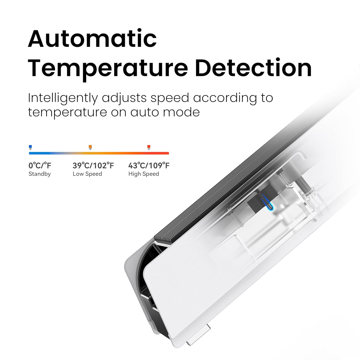 VENTILADOR DE ENFRIAMIENTO KIWIHOME PARA PS5 2020 CON USB 3.0 Y VELOCIDAD AJUSTABLE - 5
