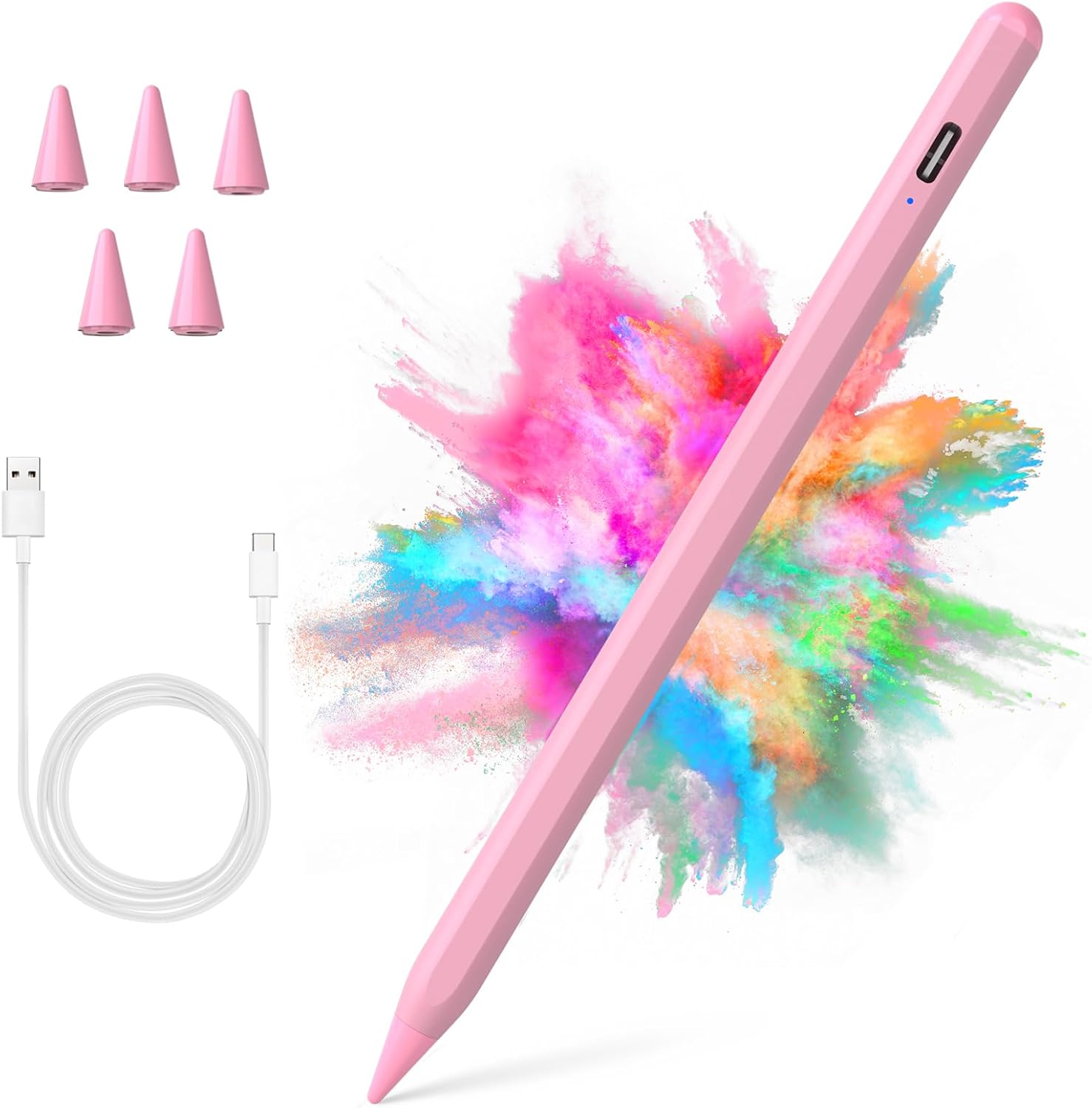LÁPIZ STYLUS COO PARA IPAD PRO AIR MINI 2018-2024 ROSA - 1