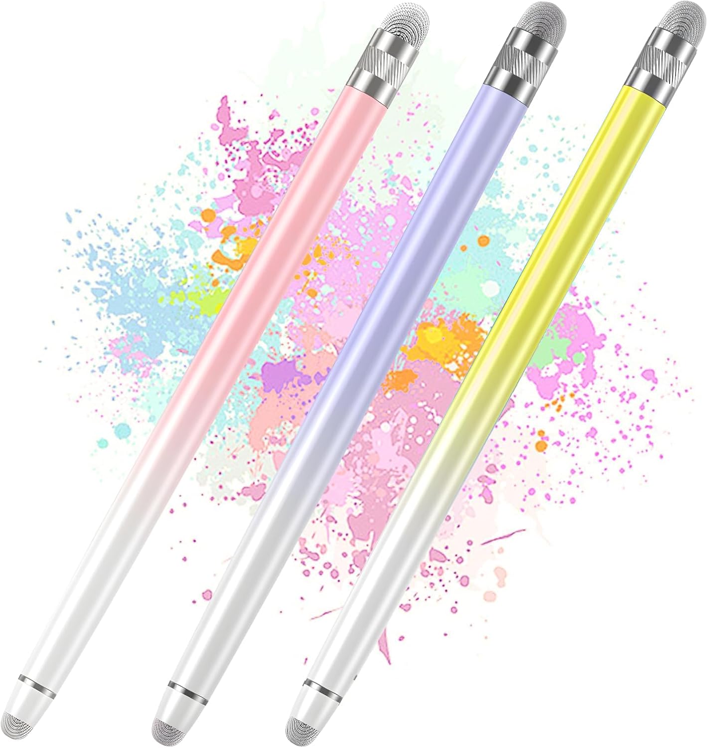 LÁPICES STYLUS BOPOMOFO 3 UNIDADES MORADO/ROSA/AMARILLO - 1