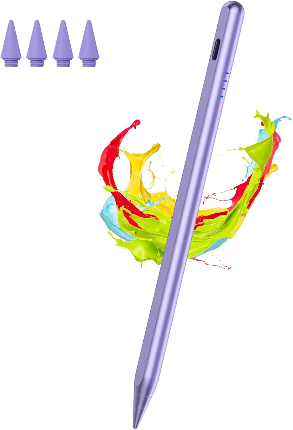 LÁPIZ STYLUS KENKOR PARA IPAD 2018-2026 MORADO - 1