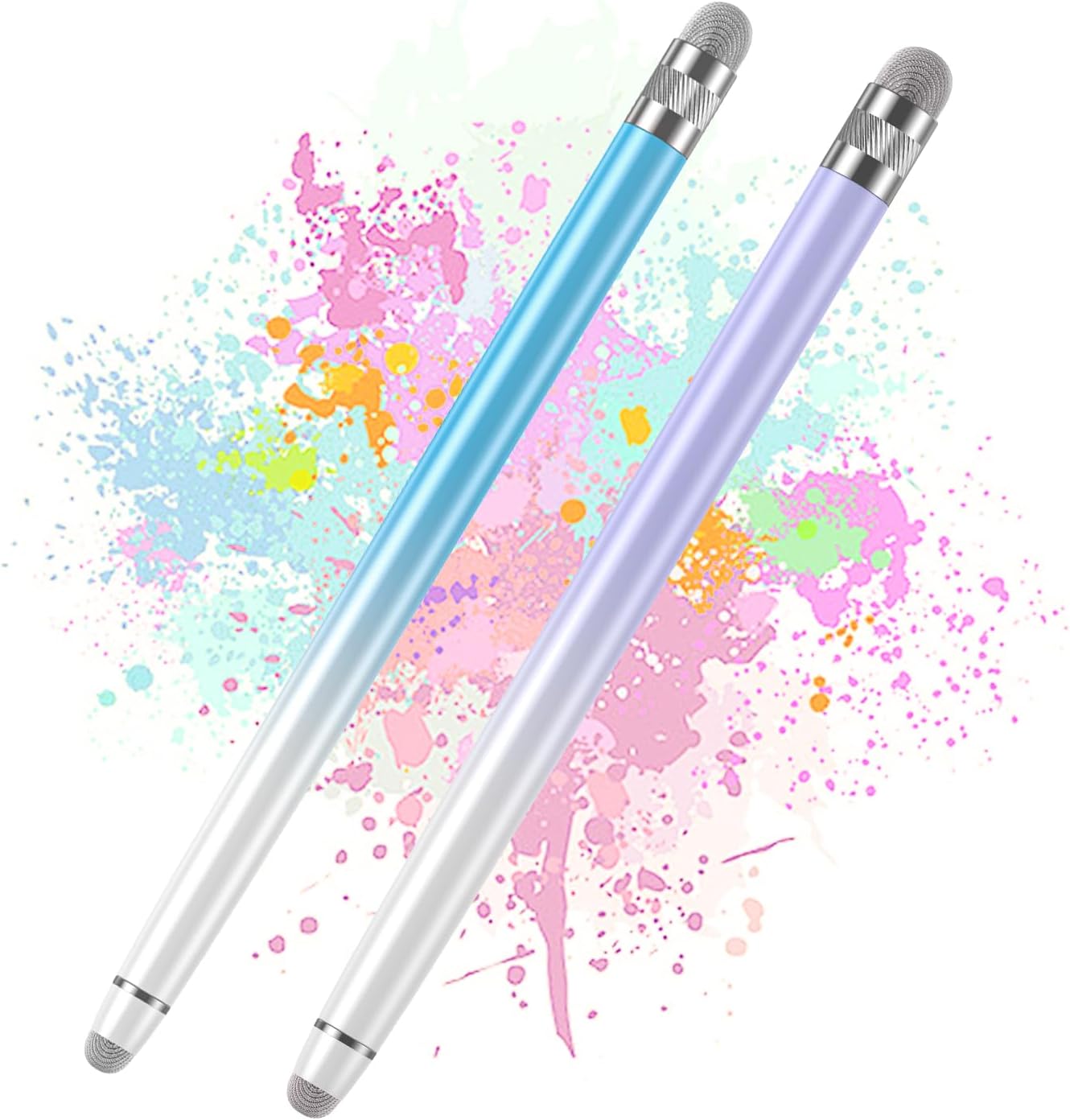 LÁPICES STYLUS BOPOMOFO 2 UNIDADES MORADO Y AZUL - 1
