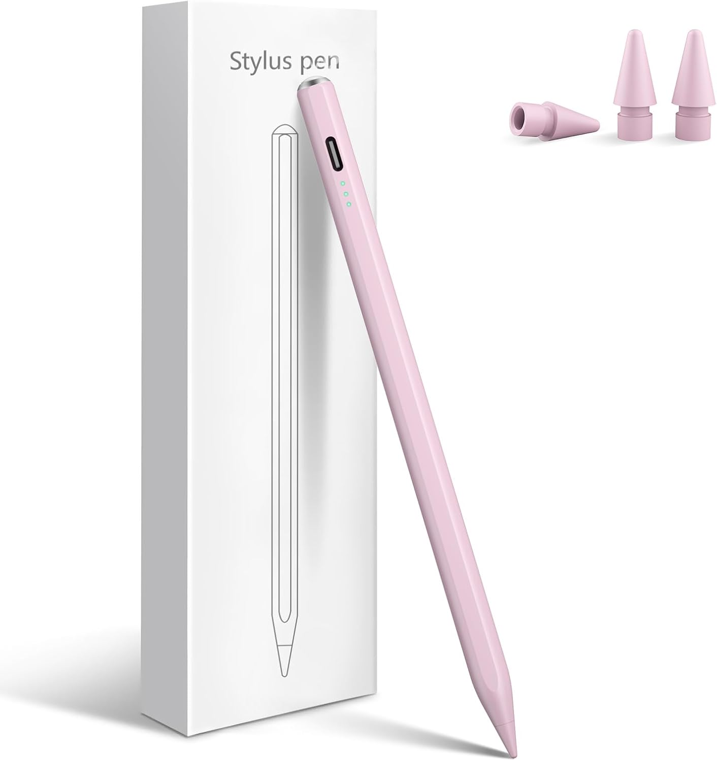 LÁPIZ STYLUS ASPAPER PARA IPAD 2018-2026 CARGA RÁPIDA 13 MINUTOS COLOR ROSA - 1