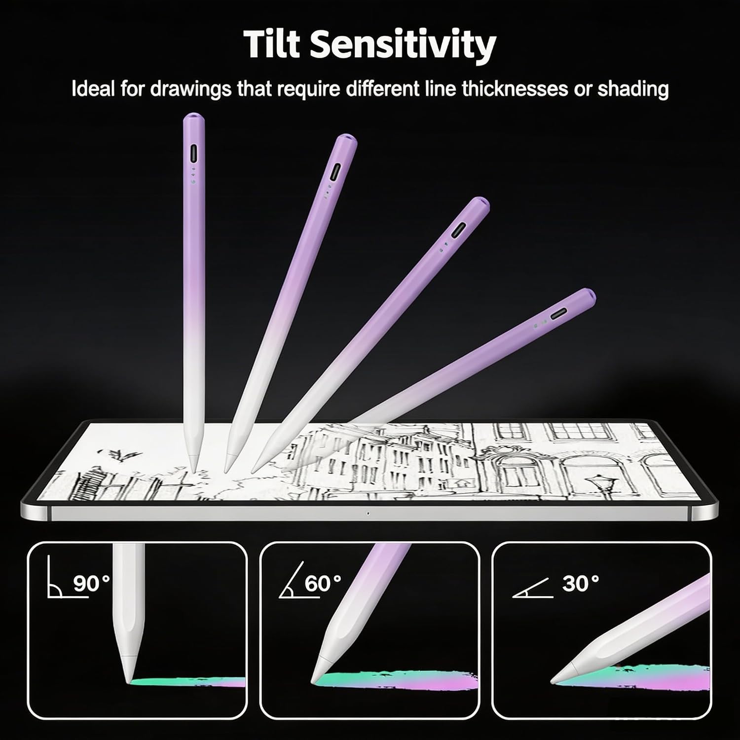 LÁPIZ STYLUS ASPAPER PARA IPAD 2018-2026 CARGA RÁPIDA 13 MINUTOS - 5