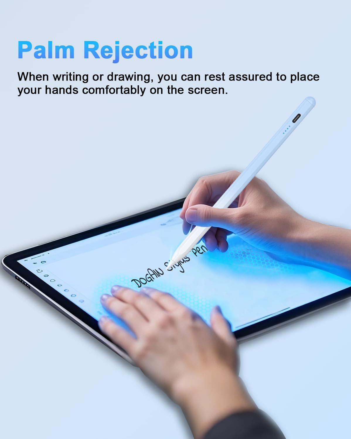 LÁPIZ STYLUS DOGAIN A8 PARA IPAD 2018-2026 AZUL DEGRADADO - 3