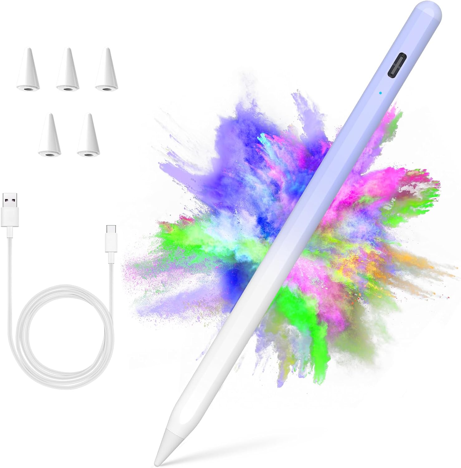 LÁPIZ STYLUS COO PARA IPAD PRO AIR MINI 2018-2024 GRIS CIELO - 1