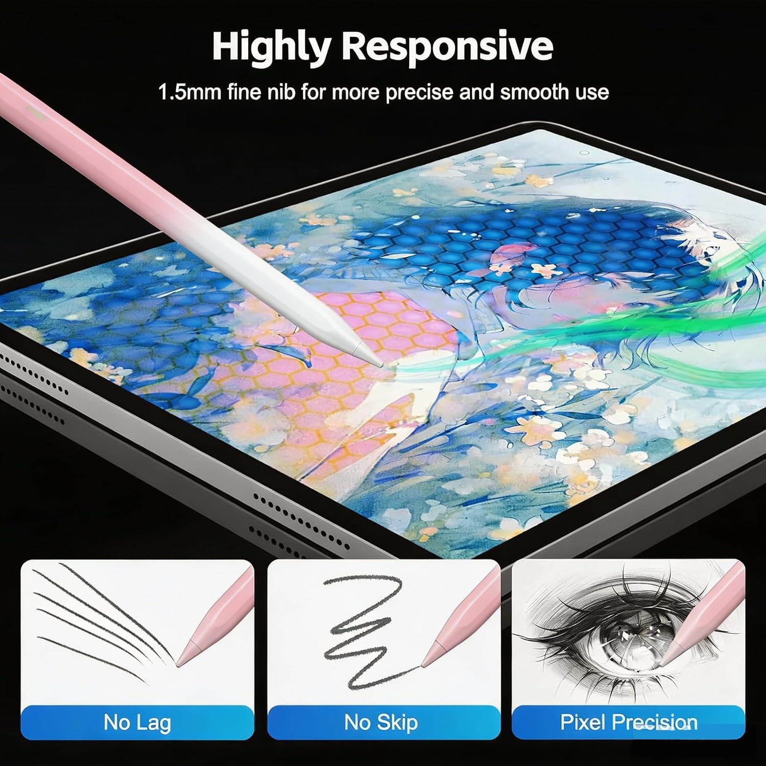 LÁPIZ STYLUS ASPAPER PARA IPAD 2018-2026 CARGA RÁPIDA 13 MINUTOS - 3