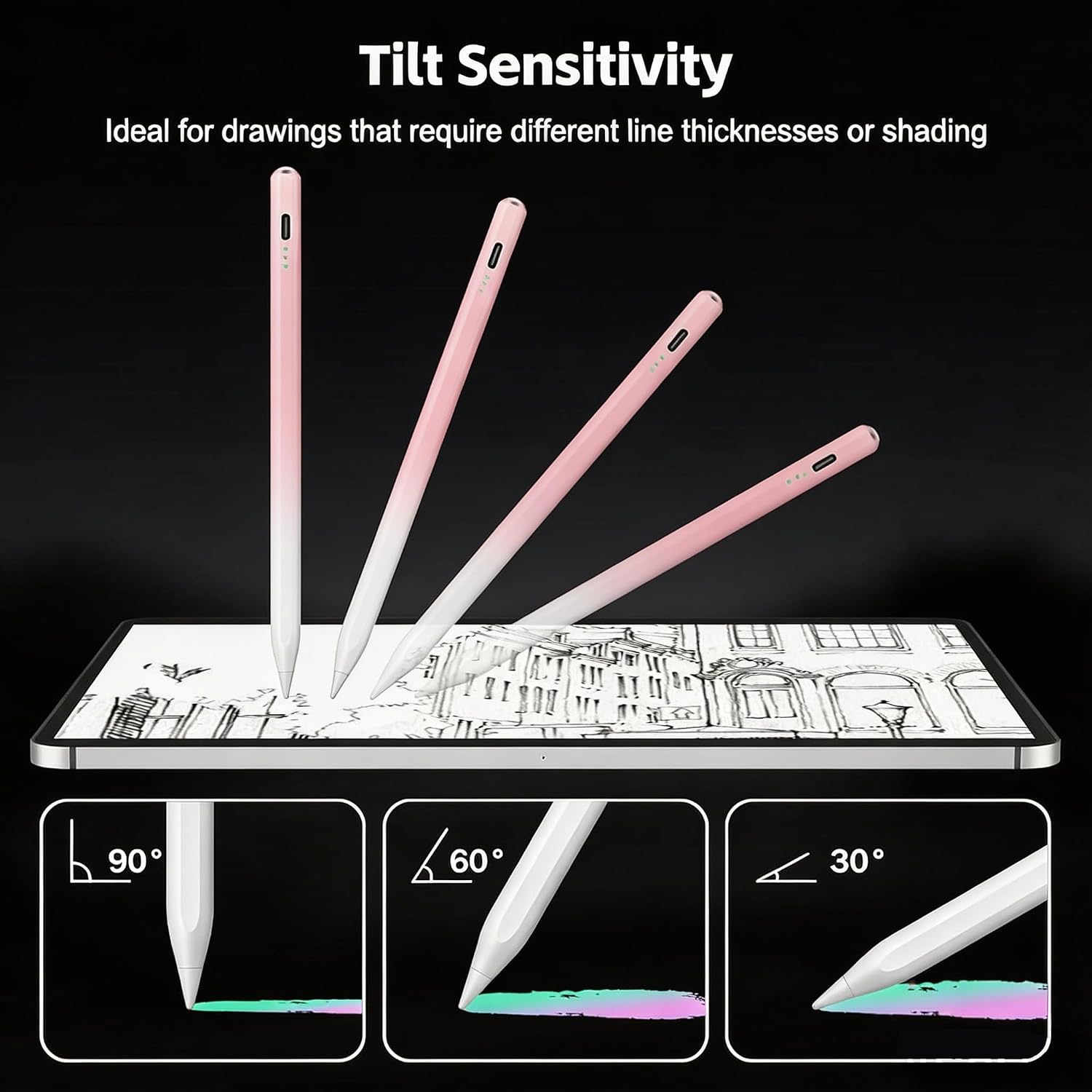 LÁPIZ STYLUS ASPAPER PARA IPAD 2018-2026 CARGA RÁPIDA 13 MINUTOS - 5