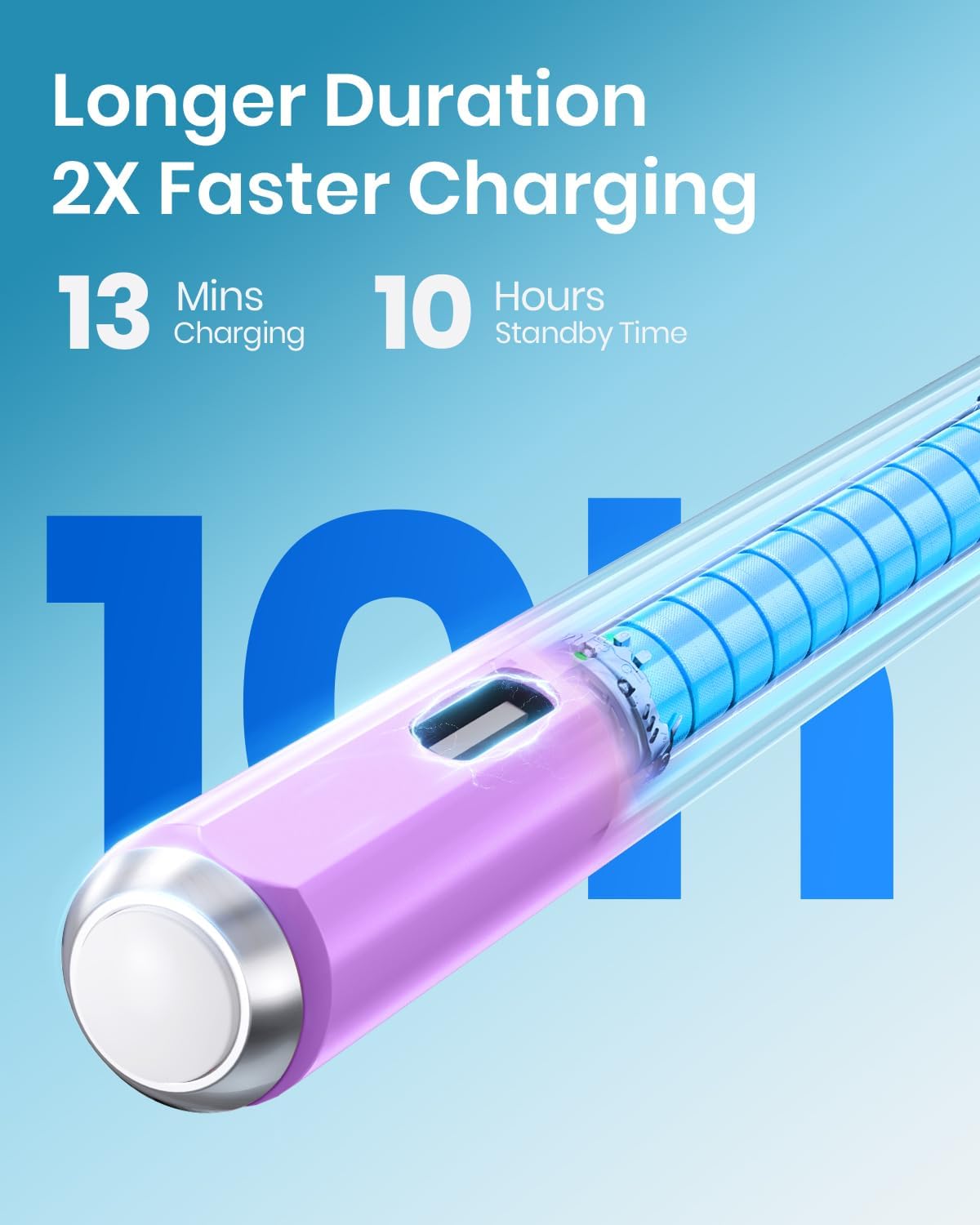LÁPIZ STYLUS HASTRAITH PARA IPAD 2018-2026 CARGA RÁPIDA - 2