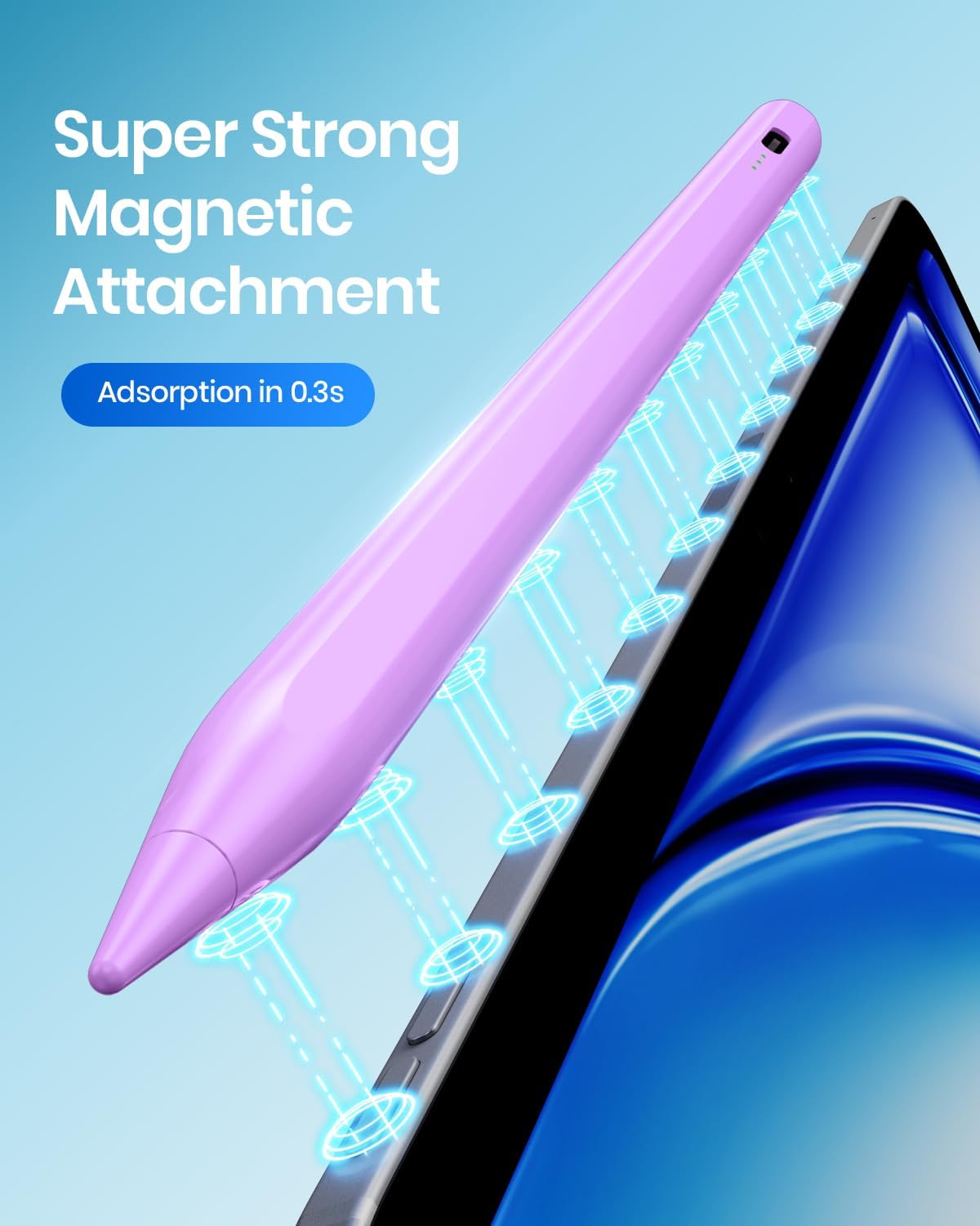 LÁPIZ STYLUS HASTRAITH PARA IPAD 2018-2026 CARGA RÁPIDA - 4