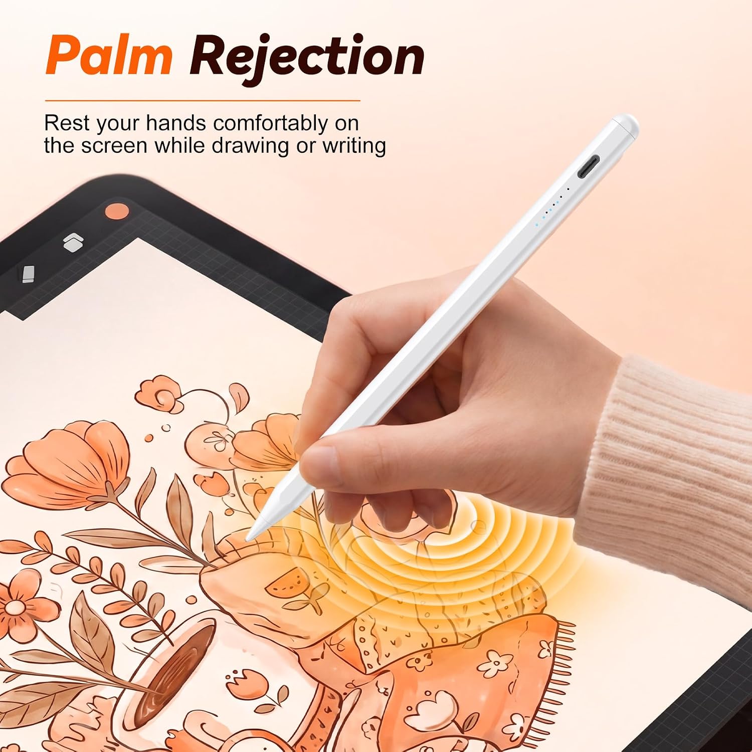 LÁPIZ STYLUS PARA IPAD KIONEE 2018-2026 BLANCO - 3