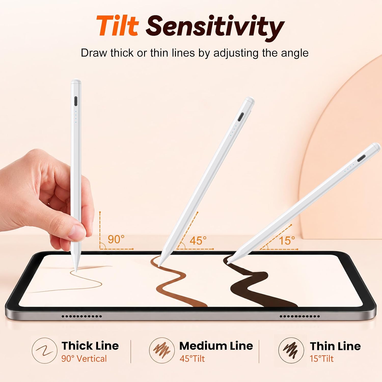 LÁPIZ STYLUS PARA IPAD KIONEE 2018-2026 BLANCO - 4