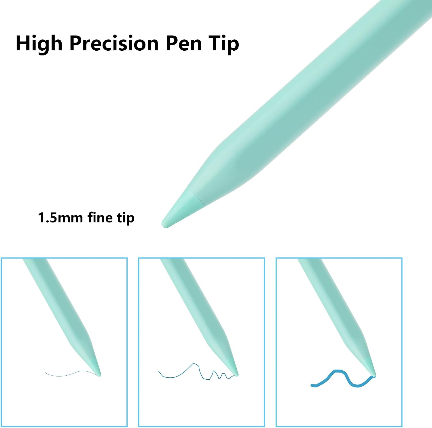 LÁPIZ STYLUS PARA IPAD WAIKTYNE COMPATIBLE CON APPLE PENCIL 1RA Y 2DA GENERACIÓN VERDE - 5