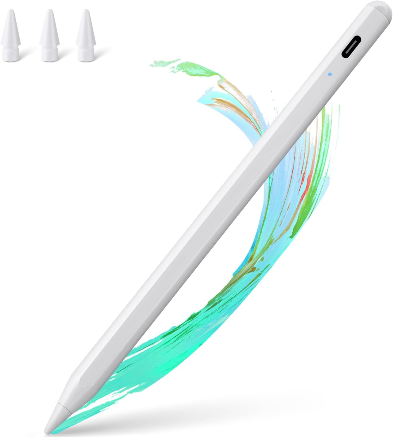 LÁPIZ STYLUS BLEBLE PARA IPAD 2018-2026 CARGA RÁPIDA BLANCO - 1