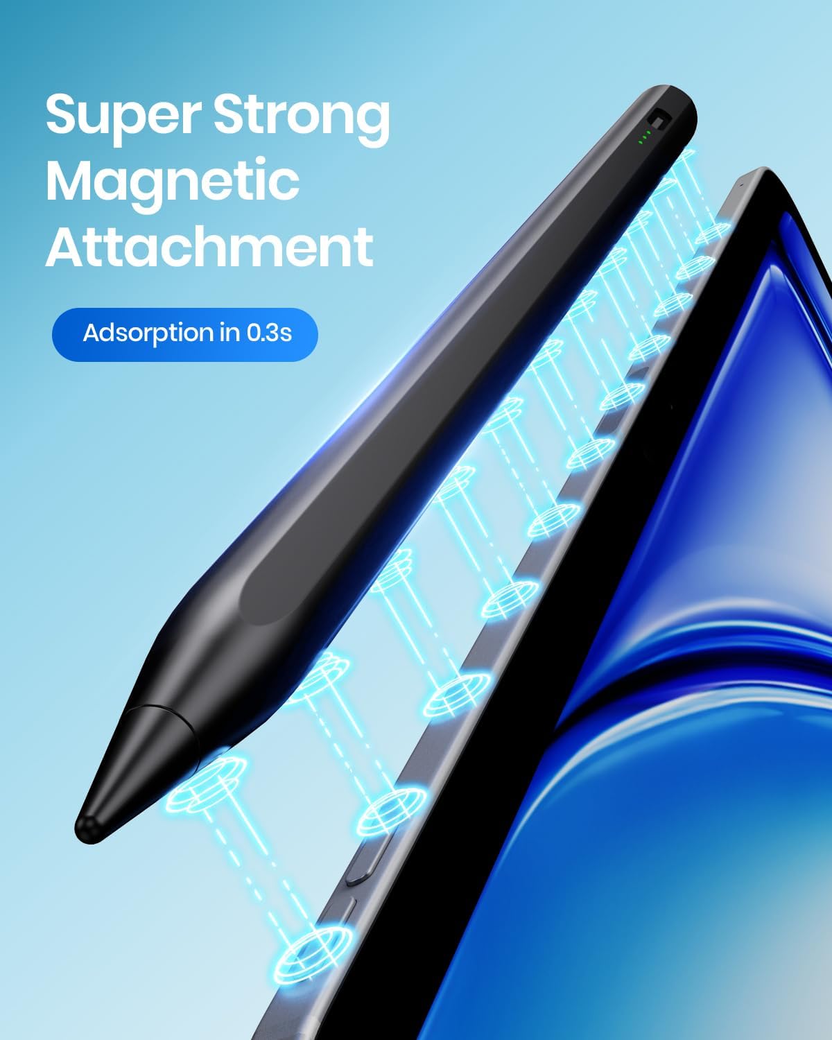 LÁPIZ STYLUS HASTRAITH PARA IPAD 2018-2026 CARGA RÁPIDA - 4