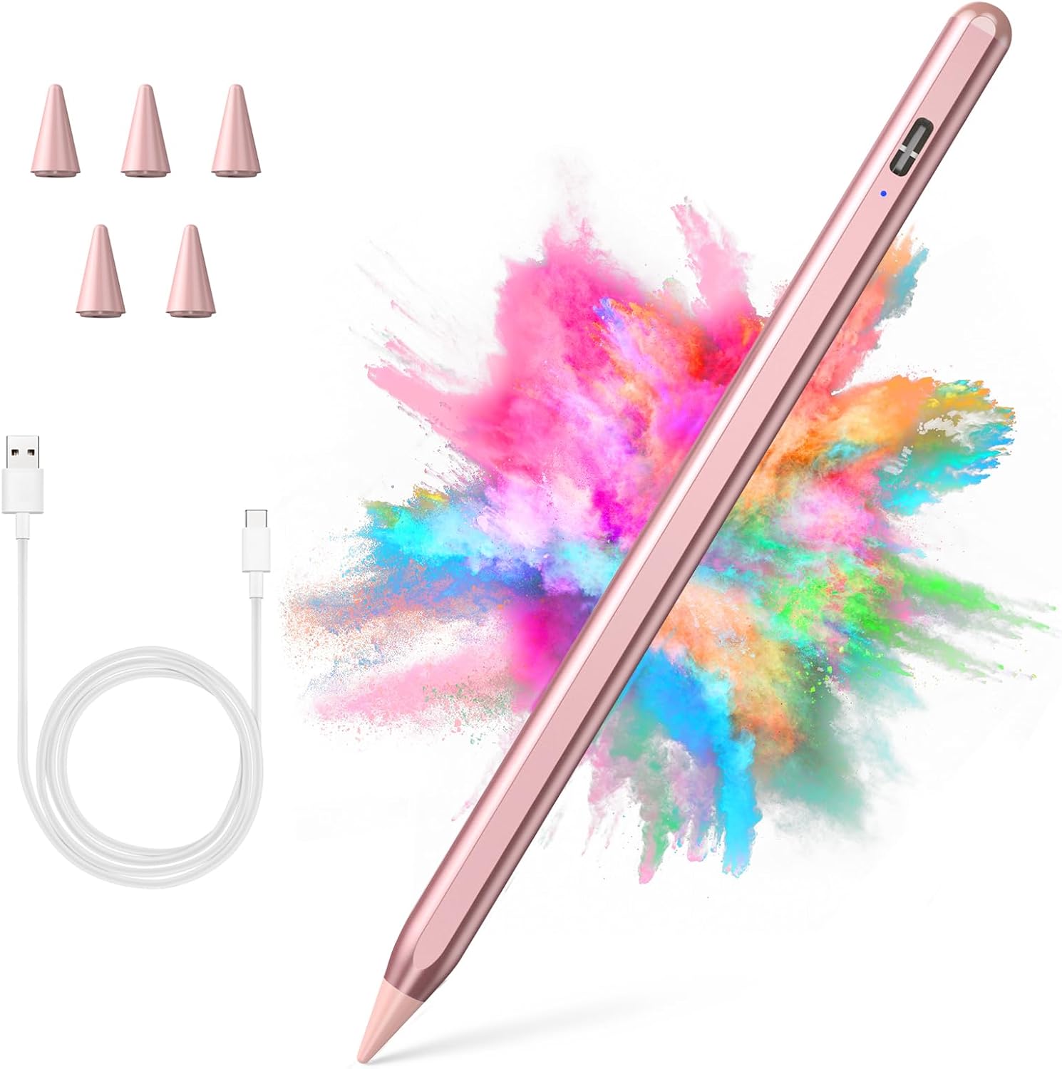 LÁPIZ STYLUS COO PARA IPAD PRO AIR MINI 2018-2024 ROSE GOLD - 1