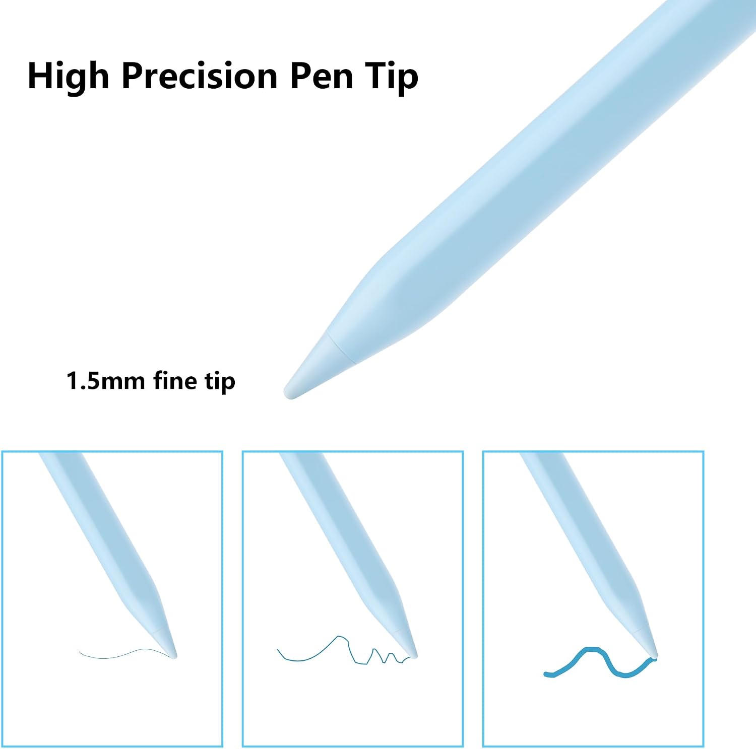 LÁPIZ STYLUS WAIKTYNE PARA IPAD 7 A 11 GENERACIÓN AZUL - 5