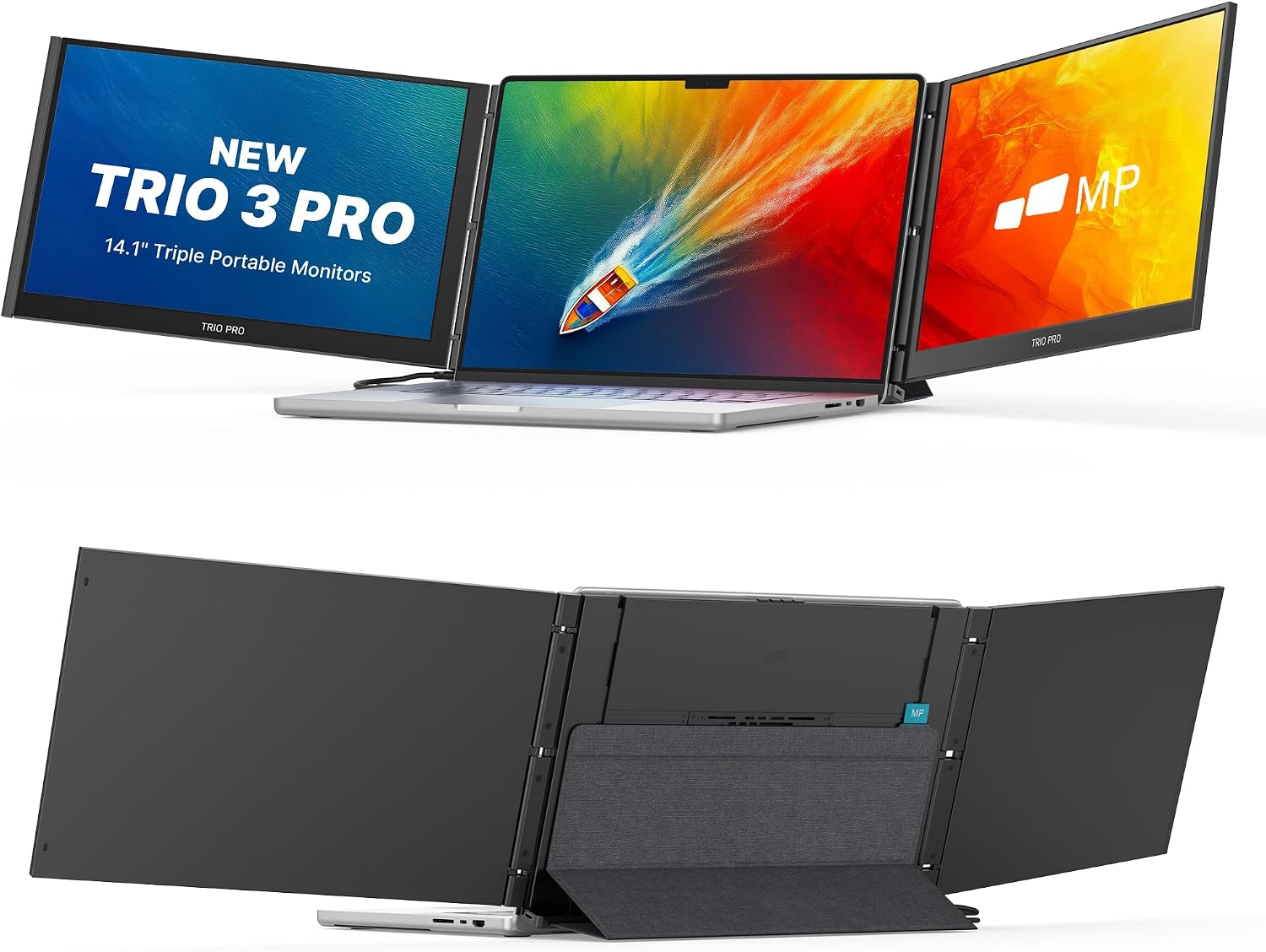 MONITOR PORTÁTIL TRIO 3 PRO 14.1' 1400P MOBILE PIXELS - 1