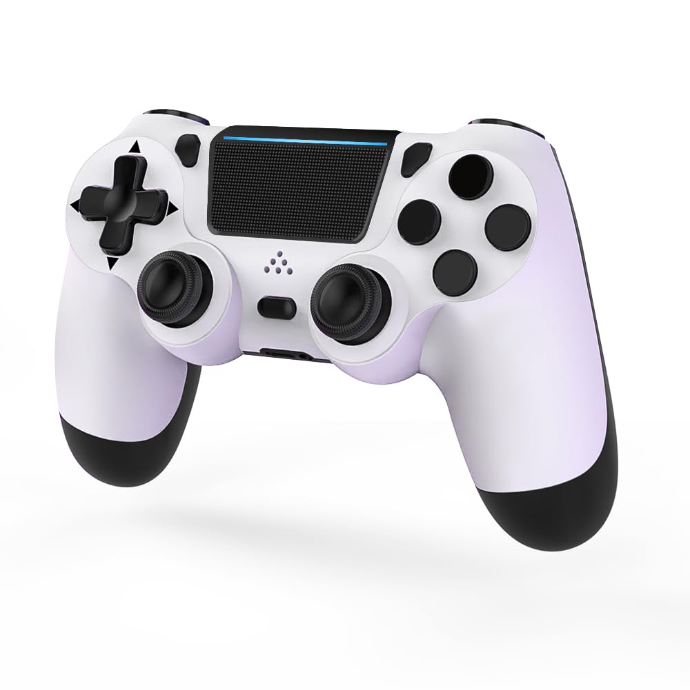 CONTROL INALÁMBRICO MOVONE PARA PS4 CON DOBLE VIBRACIÓN Y JOYSTICK COMPATIBLE CON PS4/SLIM/PRO NEGRO - 1