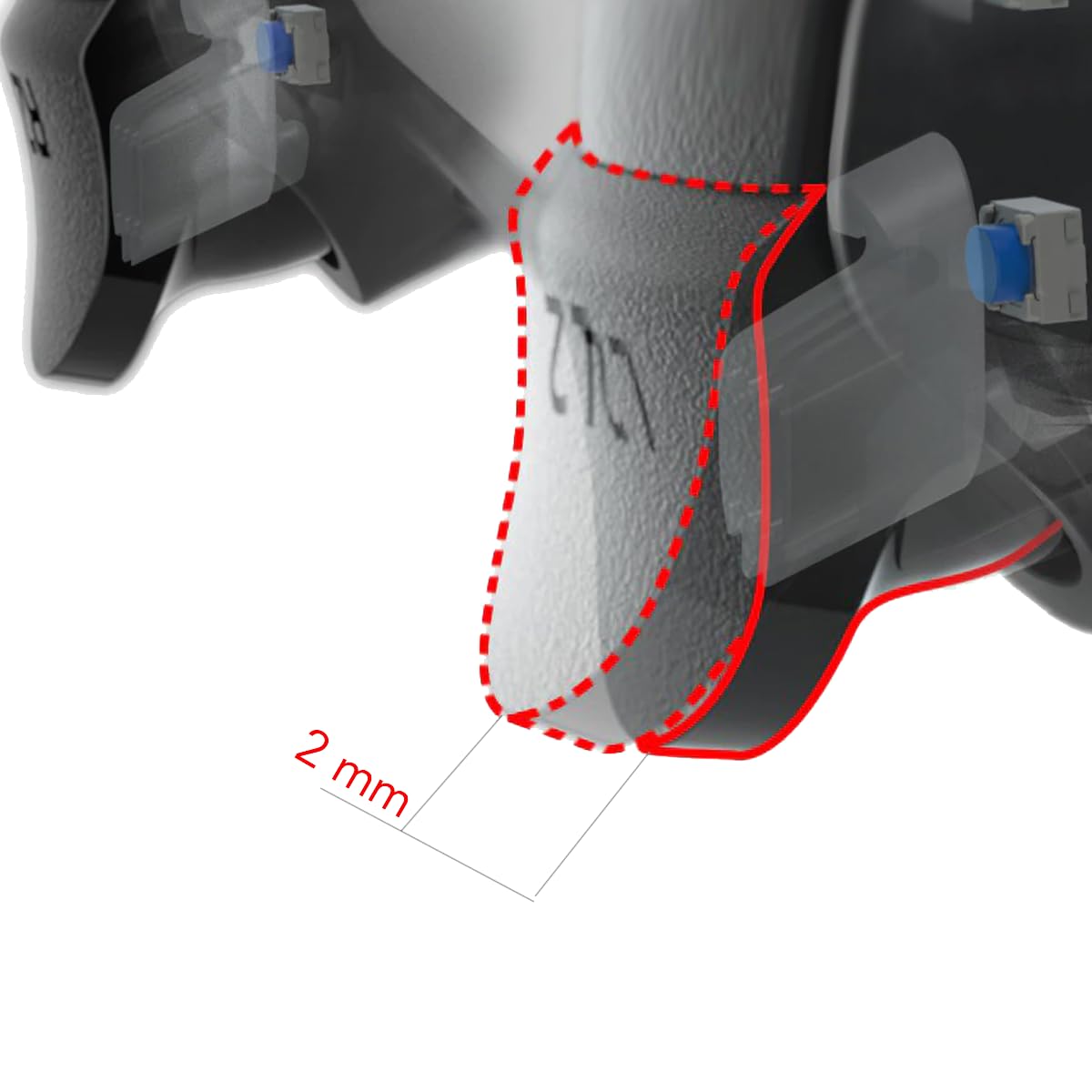 CONTROL MODIFICADO MODDEDZONE SMART EXTREME JET CON ANTI RECOIL Y BOTONES REMAP - 4