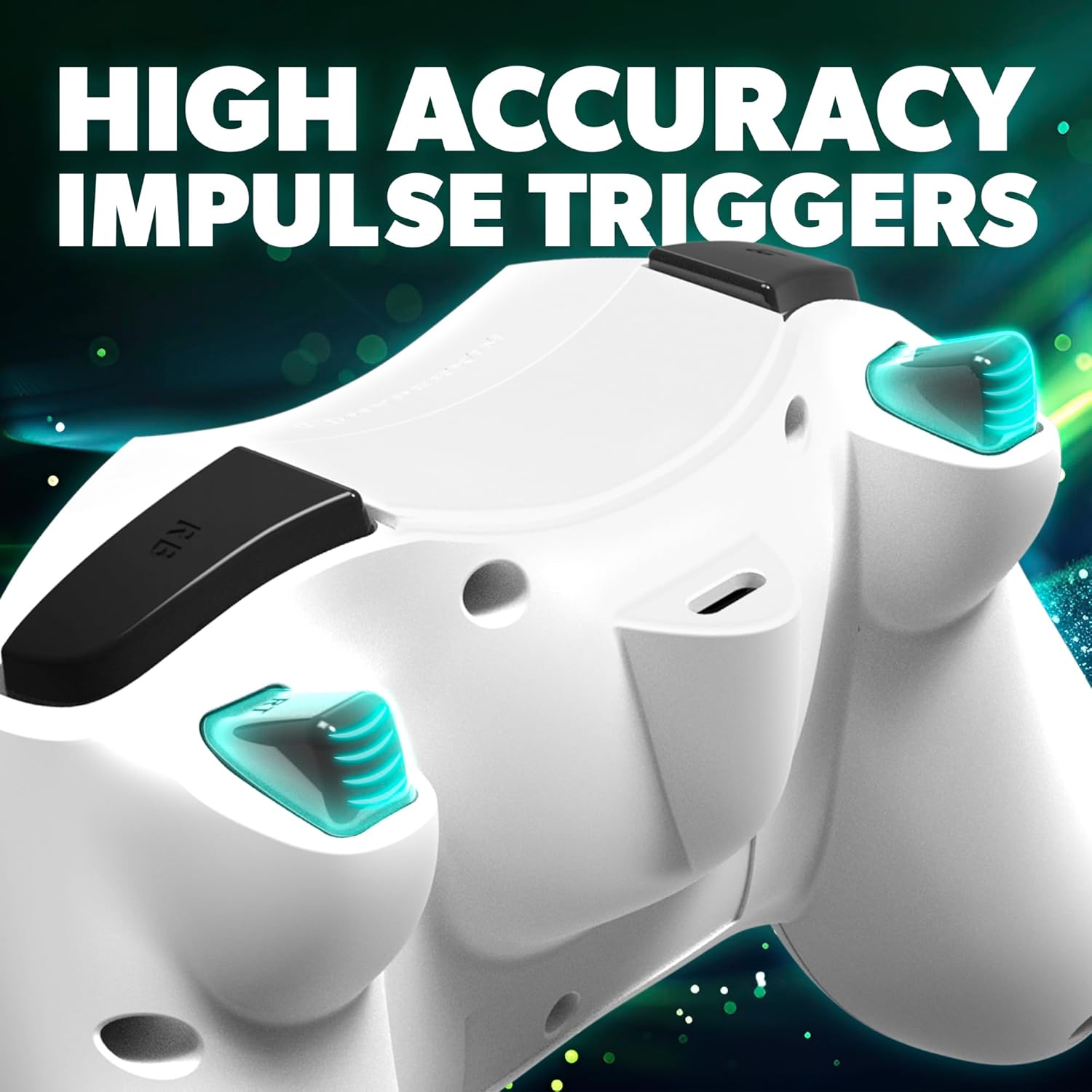 MANDO HYPERKIN DUCHESS CON CABLE PARA XBOX SERIES X|S, XBOX ONE Y PC, BLANCO - 4