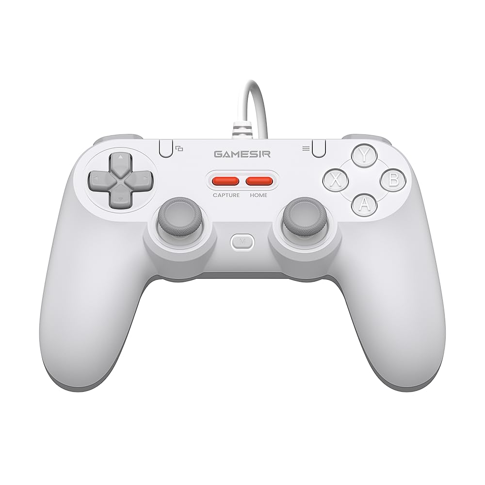 MANDO CON CABLE GAMESIR TEGENARIA LITE PARA SWITCH, ANDROID, IOS, PC, STEAM BLANCO SERENE - 1