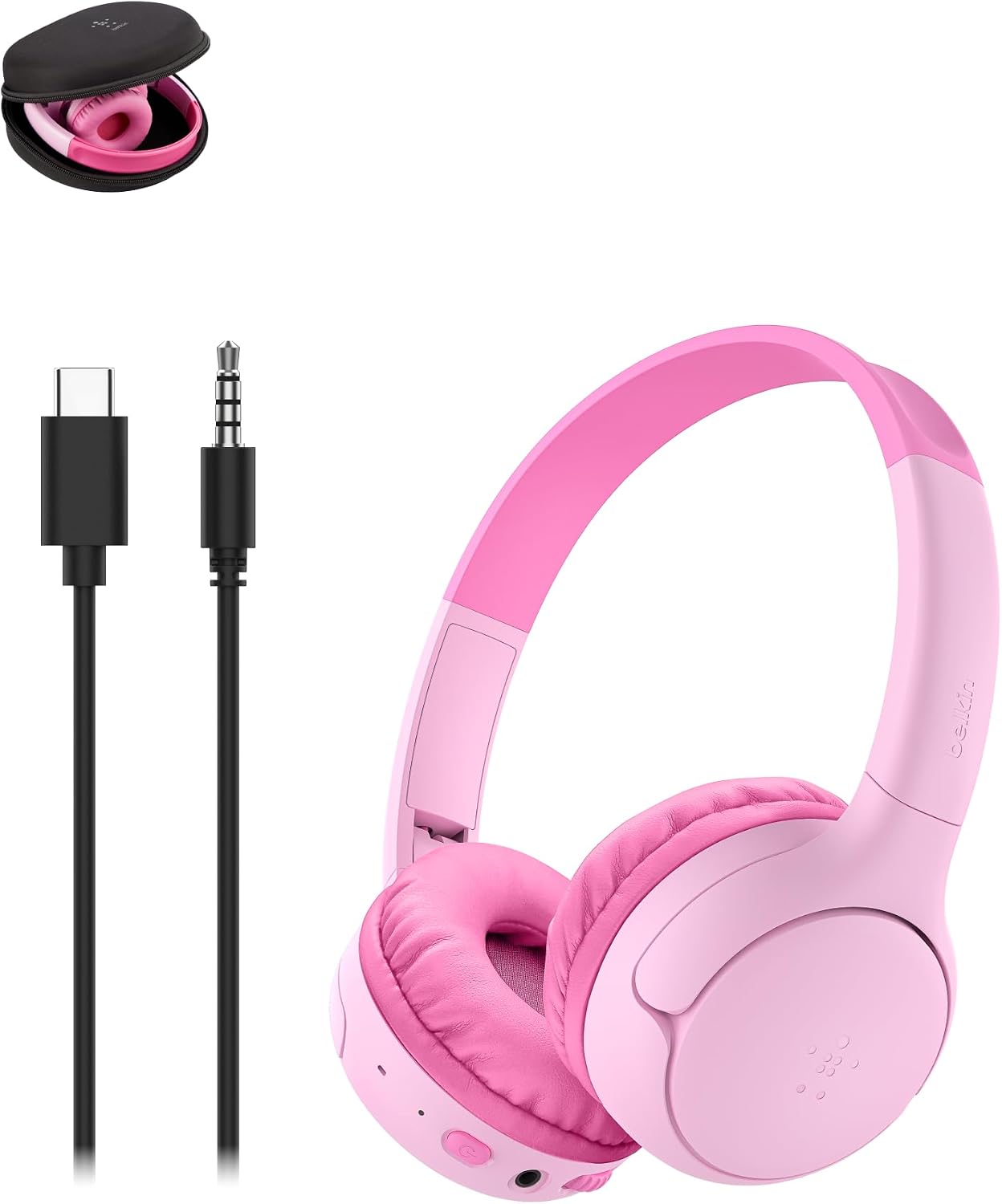 AUDÍFONOS BELKIN SOUNDFORM MINI 2 KIDS INALÁMBRICOS Y CON CABLE 55 HORAS DE REPRODUCCIÓN - 1