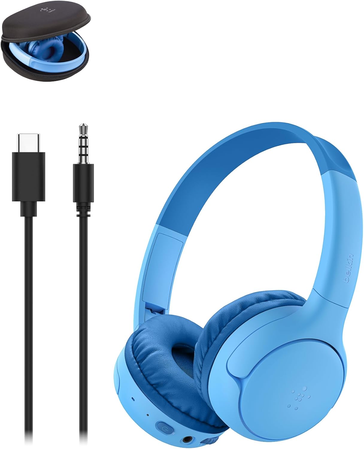 AUDÍFONOS BELKIN SOUNDFORM MINI 2 KIDS INALÁMBRICOS Y CON CABLE 55 HORAS DE REPRODUCCIÓN - 1